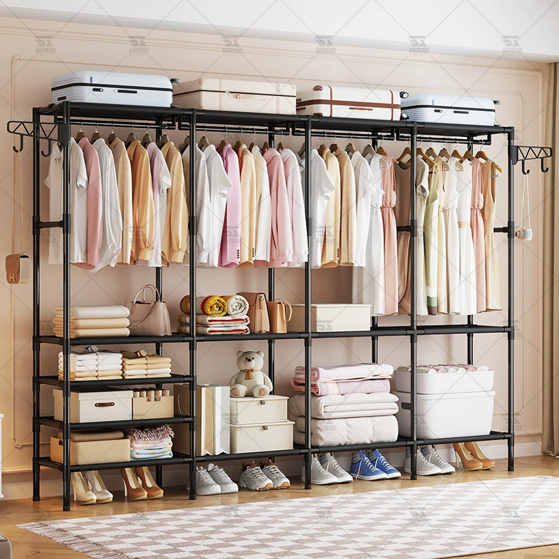 Garment Rack Multi-tier Wardrobe Simple Indoor — jewelry box wholesale pick on JewelKeep