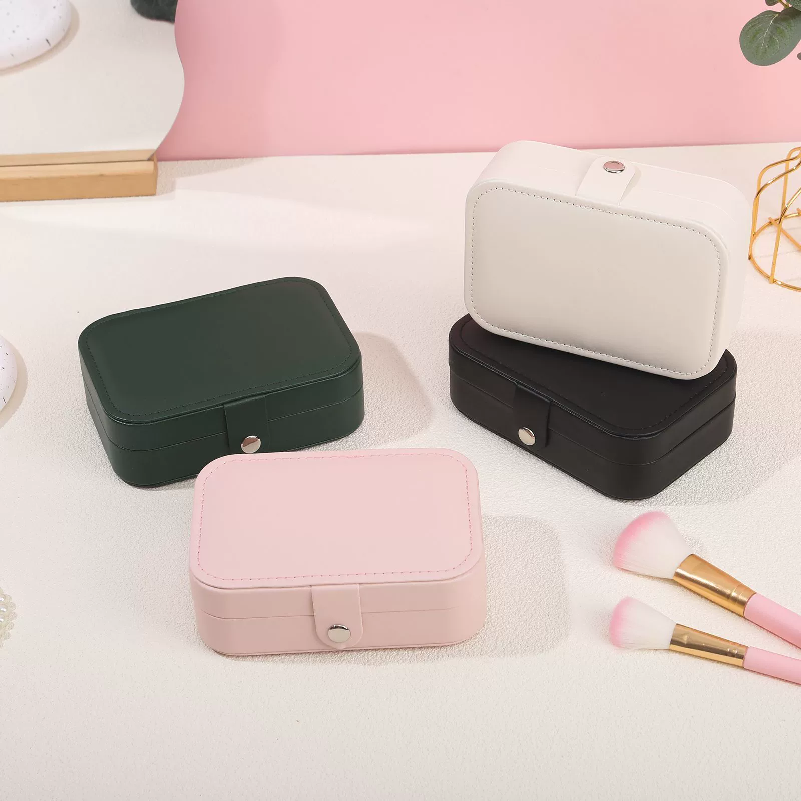 Travel Earring Ring Necklace Storage Box — jewelry box wholesale pick on JewelKeep