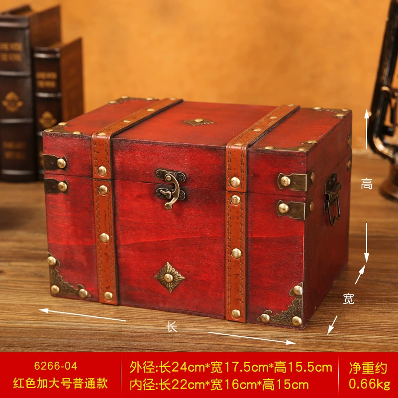 Storage Box Large Wood Vintage — jewelry box wholesale pick on JewelKeep