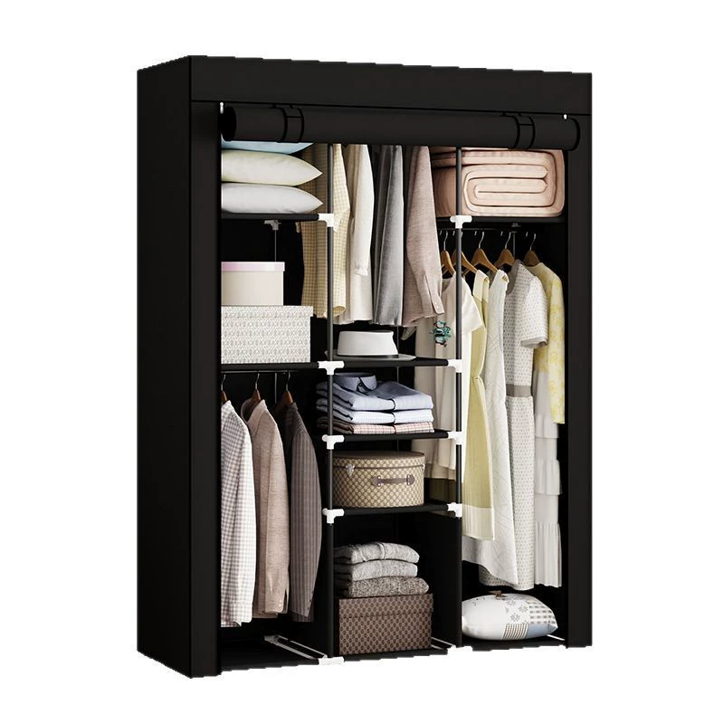 Renter-friendly Wardrobe Closet Wardrobe Simple Hanger — jewelry box wholesale pick on JewelKeep