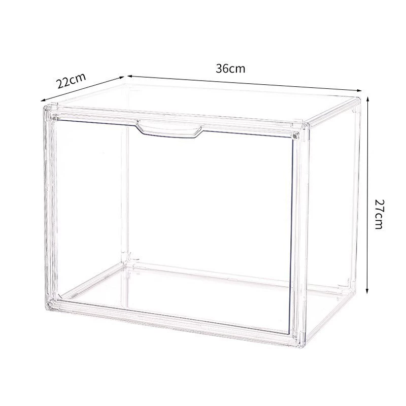 Wall-mounted Storage Box Shelf Rack Acrylic Clear — jewelry box wholesale pick on JewelKeep