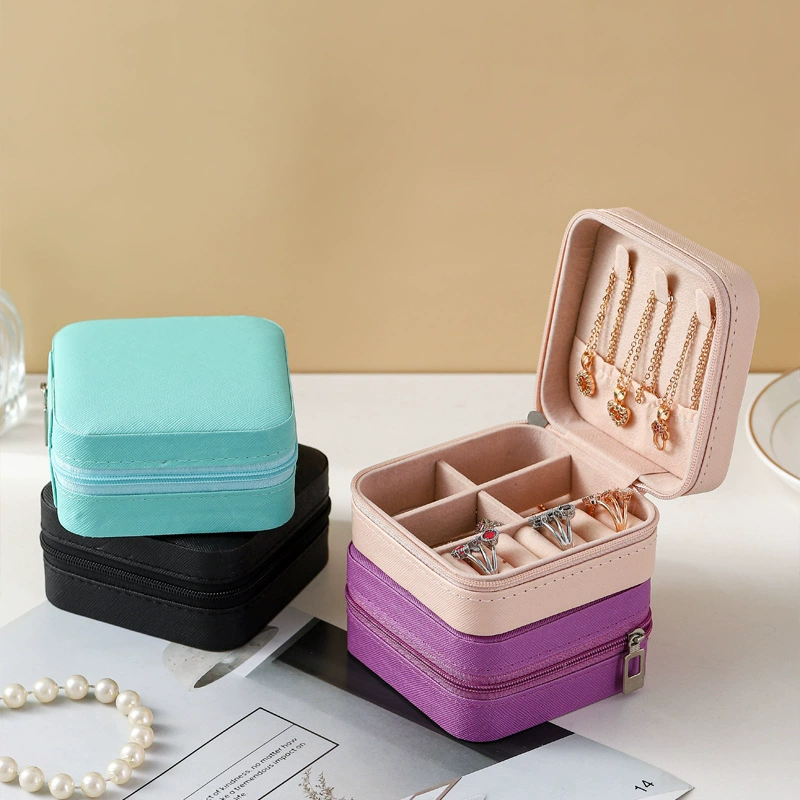 Jewelry Box Travel Storage Box Portable Leather — jewelry box wholesale pick on JewelKeep
