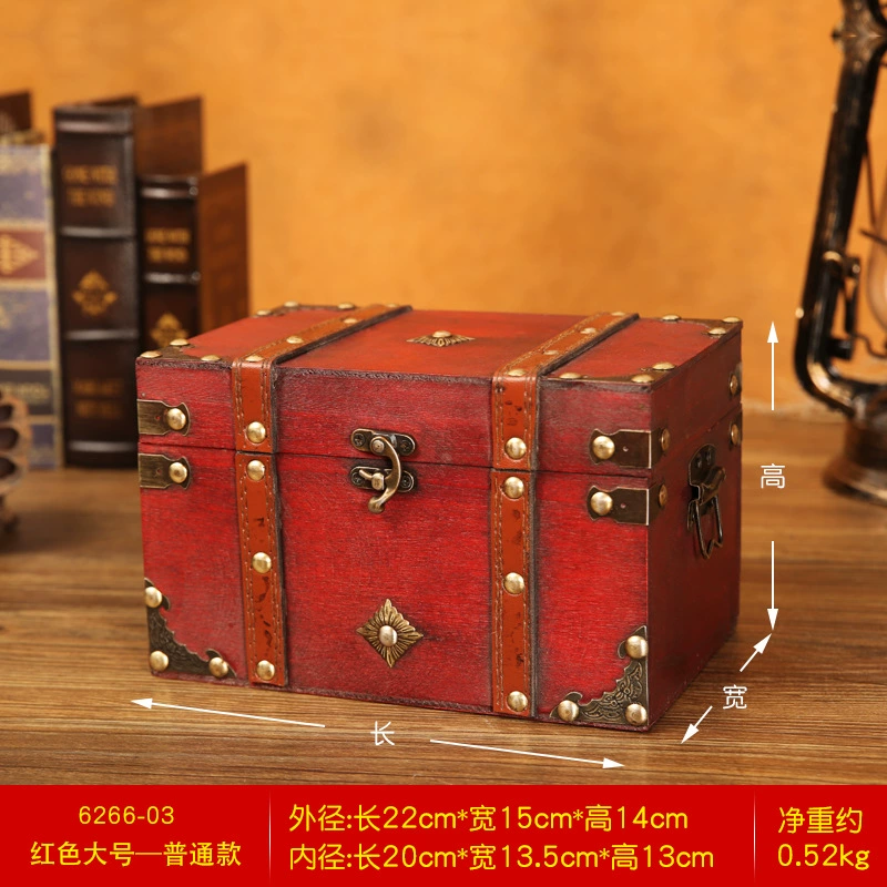 Storage Box Large Wood Vintage — jewelry box wholesale pick on JewelKeep