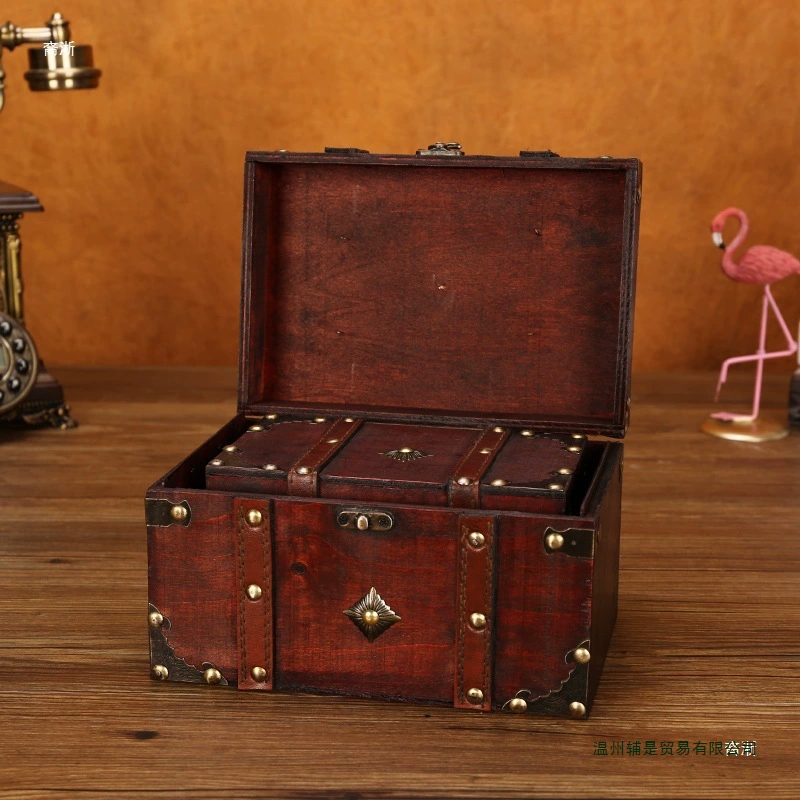 Storage Box Large Wood Vintage — jewelry box wholesale pick on JewelKeep