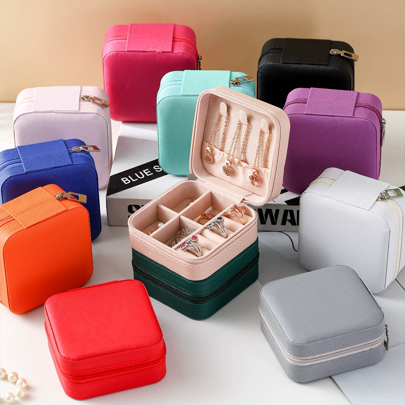 Jewelry Box Travel Storage Box Portable Leather — jewelry box wholesale pick on JewelKeep