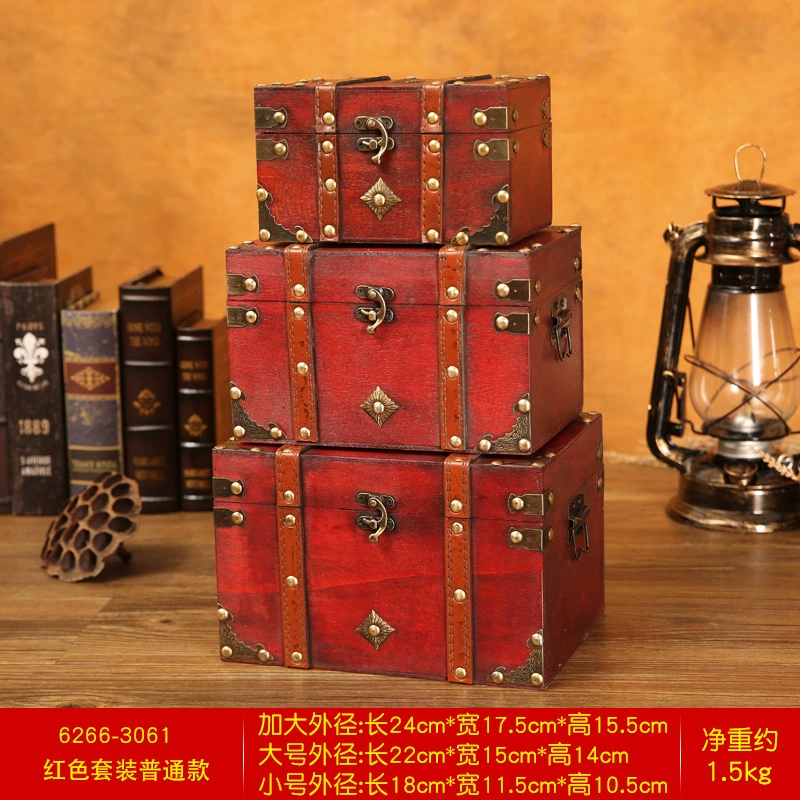 Storage Box Large Wood Vintage — jewelry box wholesale pick on JewelKeep
