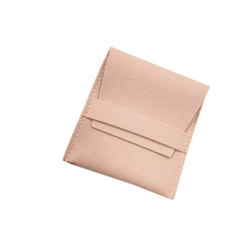 Ring Necklace Faux Leather Jewelry 8*8cm — jewelry box wholesale pick on JewelKeep